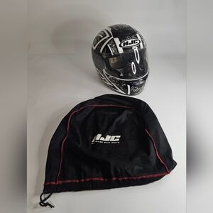 HJC CS-R1 Dagger Motorcycle Helmet Full Face with Cover Size XL